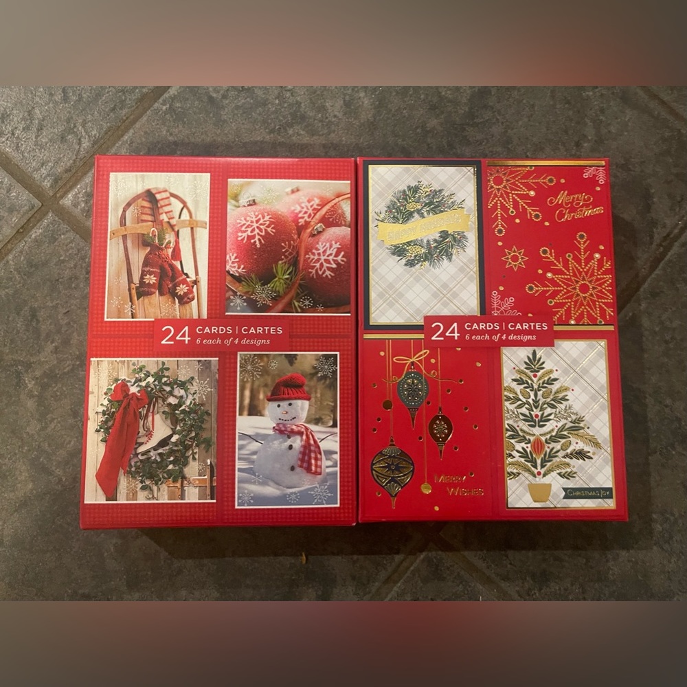 Christmas Cards. Brand new. Never opened. Both packs included.